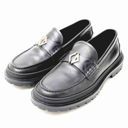 Dior Explorer Loafers 39 CD Logo Derby Shoes Platform Leather