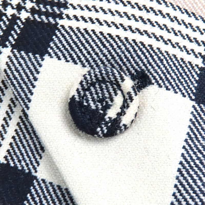 DIOR Christian DIOR Homme 22AW 293c284a5572 100% Wool Checked Peaked Lapel Single Tailored