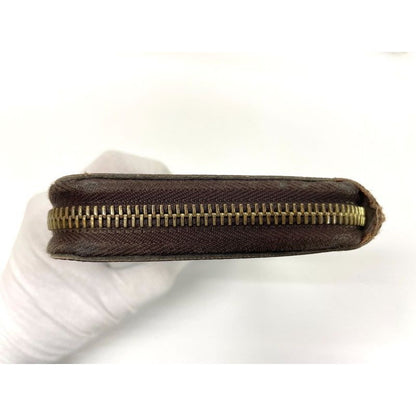Louis Vuitton Monogram Zippy Wallet Round Zip Long Brown — view 4