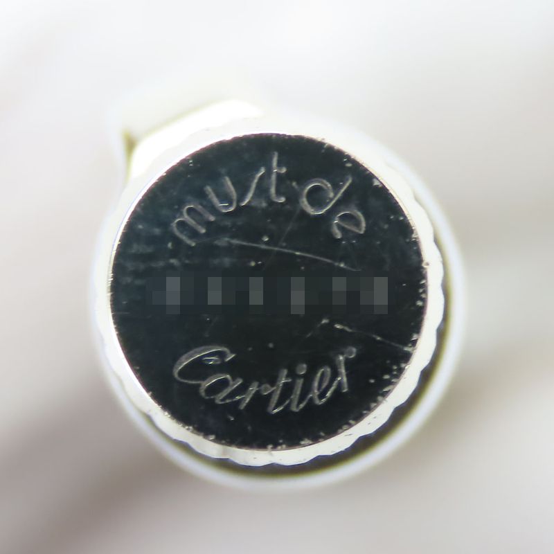 Cartier Ballpoint Pen St150091 Mast Deux Metal Silver Writing Utensils Stationer