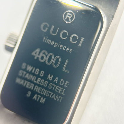 Gucci Watch Quartz Stainless Steel Diamond Shell SS Silver Polished — view 9