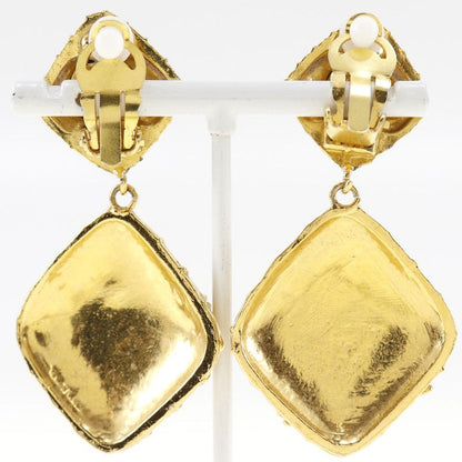 Chanel Quilted Gold Plated Ladies 43.9g Earrings