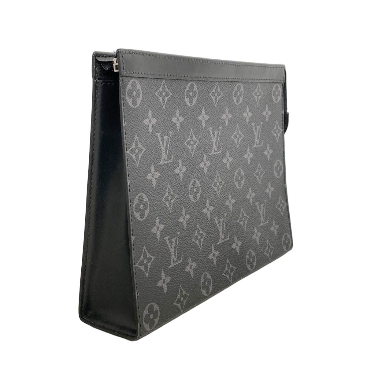 Louis Vuitton Clutch Monogram Eclipse Pochette Voyage Black — view 2