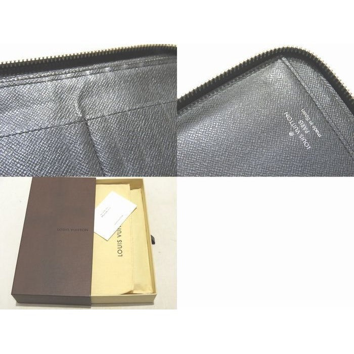 Louis Vuitton Taiga Zippy Vertical Long Wallet Round Zipper 4 — view 6