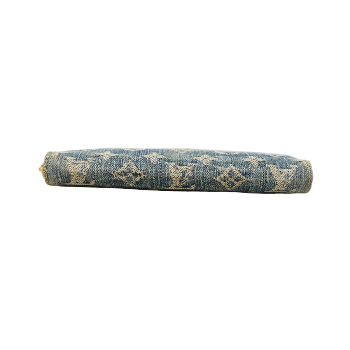 Louis Vuitton Wallet Monogram Denim Zippy Blue — view 2