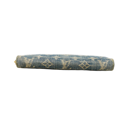 Louis Vuitton Wallet Monogram Denim Zippy Blue — view 2
