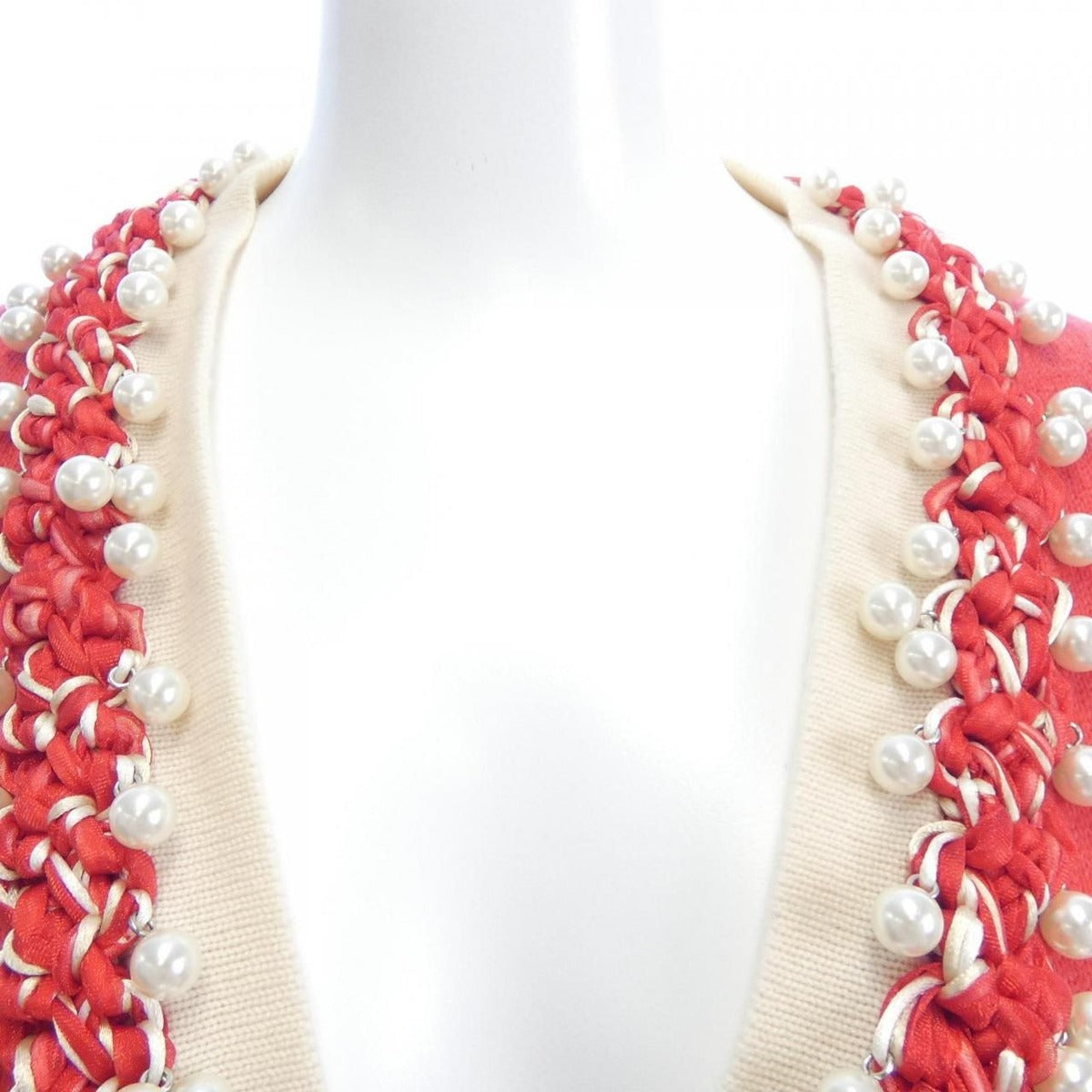 Chanel Cardigan Cashmere Red — view 5