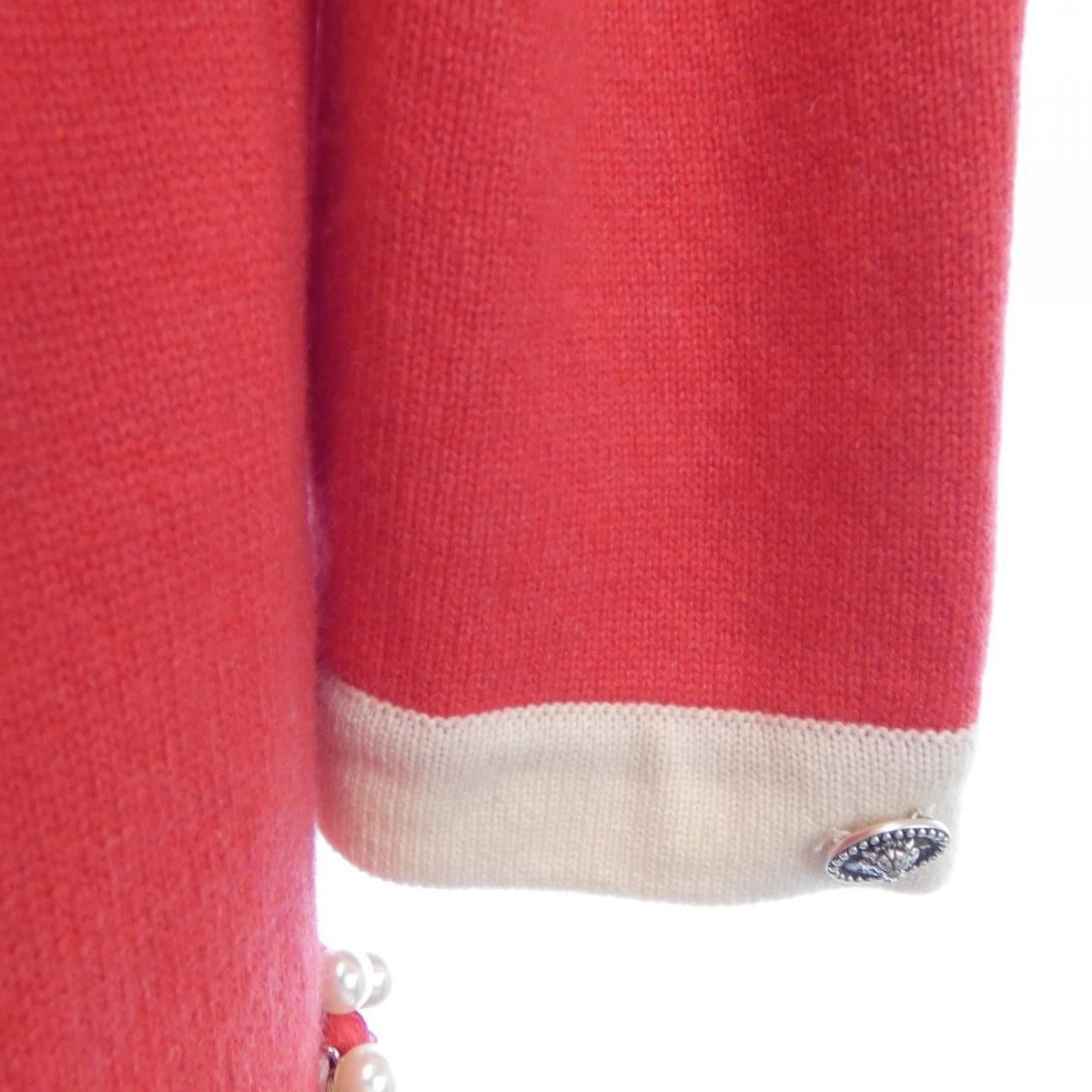 Chanel Cardigan Cashmere Red — view 6