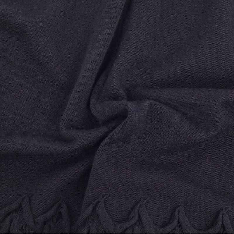 Chanel Knit Skirt Trapezoid Knee Length Coco Mark — view 7