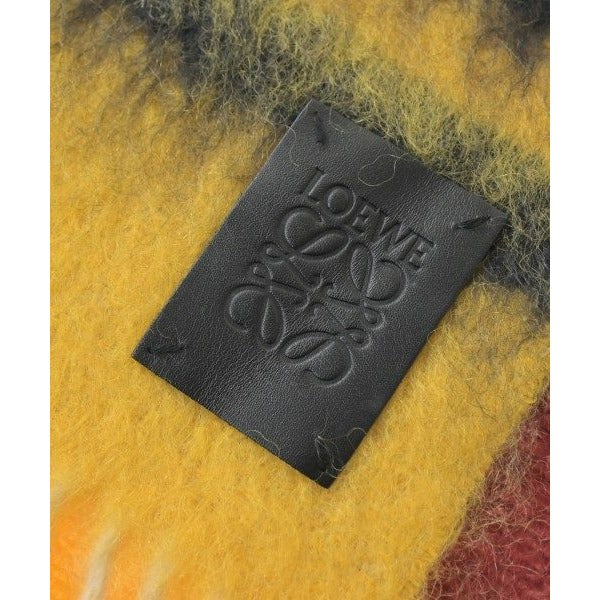 Loewe Scarf Wool Black Yellow Red — view 3