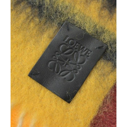 Loewe Scarf Wool Black Yellow Red — view 3