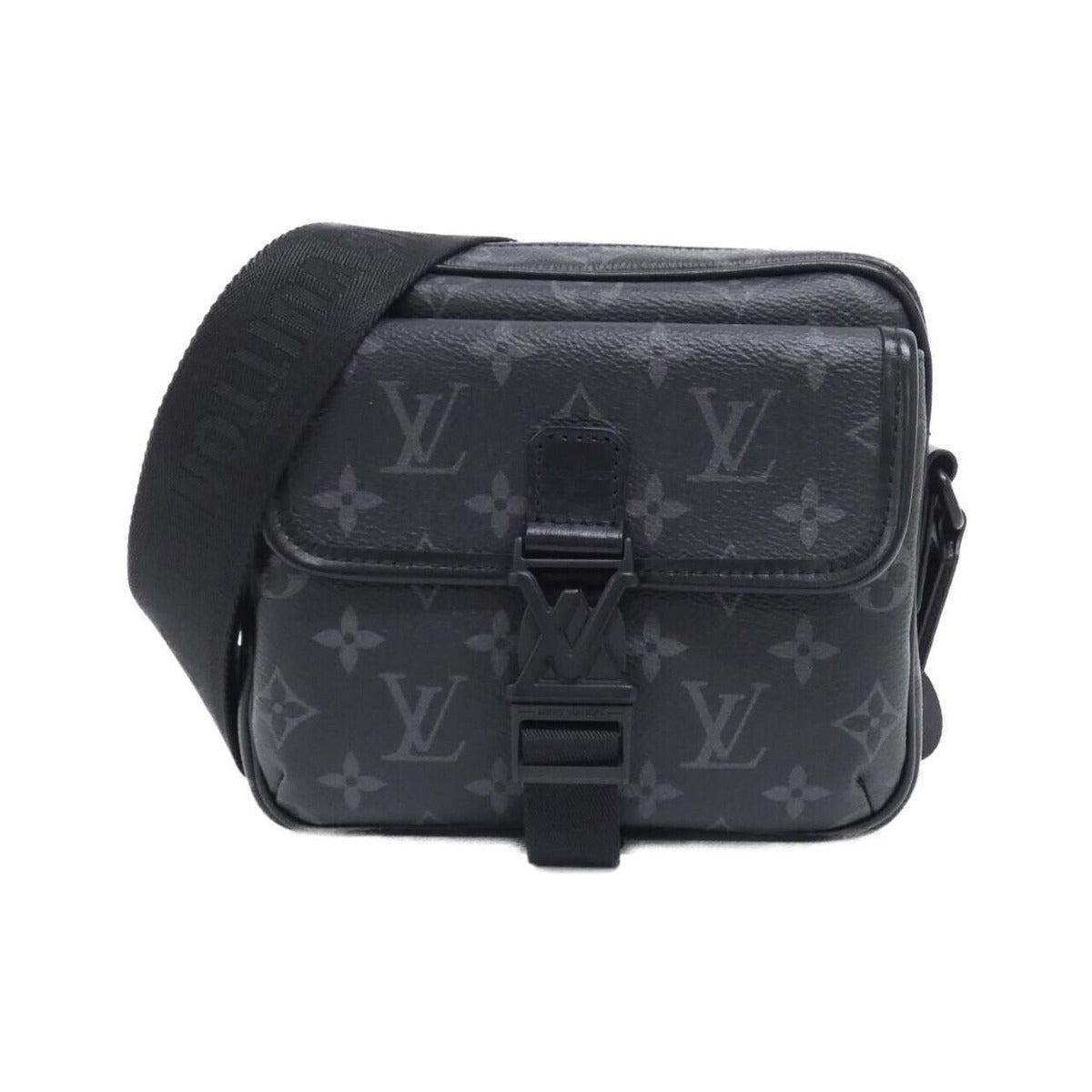 Louis Vuitton Monogram Eclipse Getaway Shoulder Bag Black