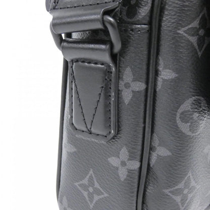 Louis Vuitton Monogram Eclipse Getaway Shoulder Bag Black — view 4