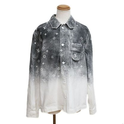 Louis Vuitton Gradient Denim Shirt Rm212 Qqyzhls09 W Size XL Monogram