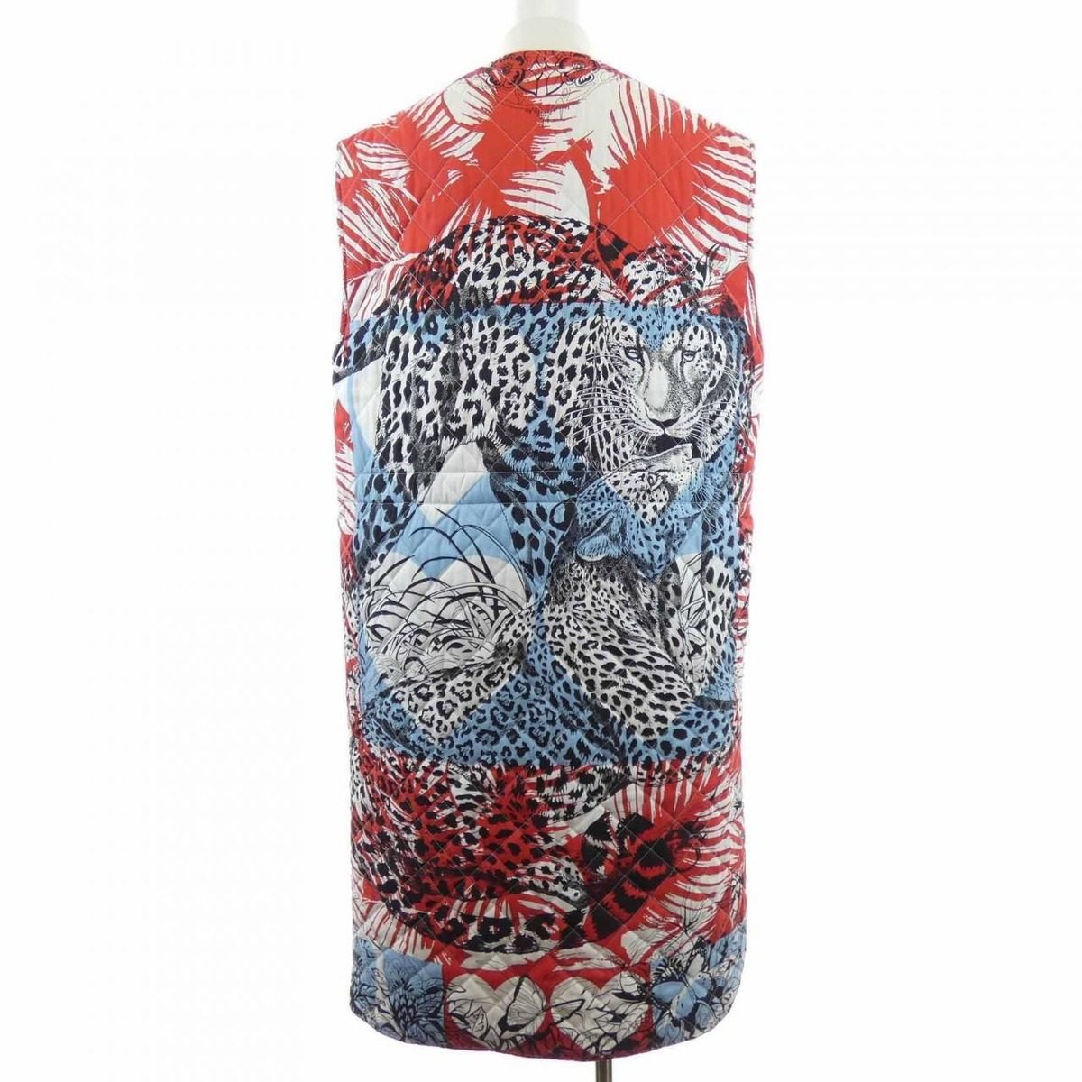 Hermes Long Vest Blue — view 2