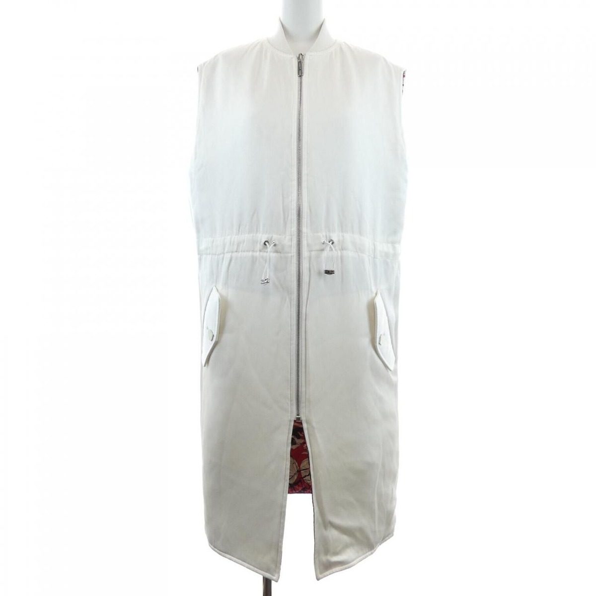 Hermes Long Vest Blue — view 7