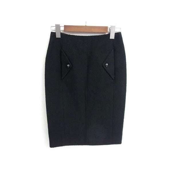 Chanel Coco Mark Cotton Set Suit Jacket Skirt Size 34 36 — view 5