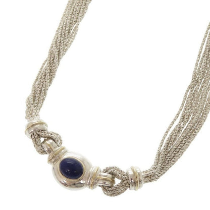 Tiffany & Co Vintage Multi-strand 925 Silver 18K Yellow Gold Lapis Lazuli
