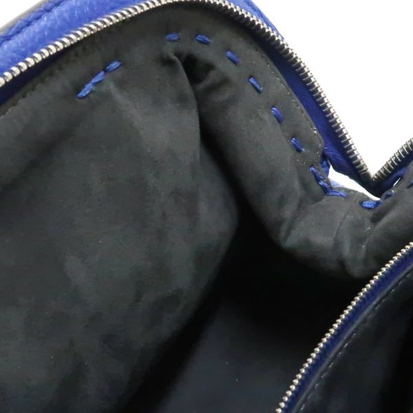 Fendi Selleria 8bn258 Mini Adele 2WAY Bag Leather Blue Fendi