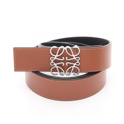 Loewe Belt Anagram Reversible Black Tan Leather — view 5