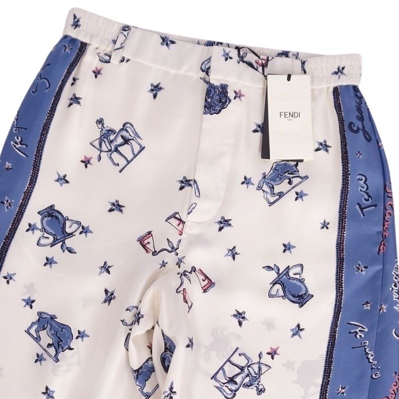 Fendi Pants 2023 Shorts In All-over Silk