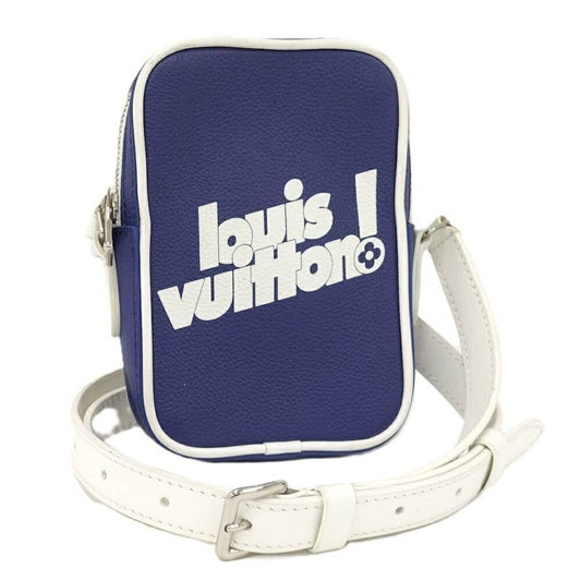 Louis Vuitton Everyday LV Danube Ppm Leather Blue White Shoulder Bag