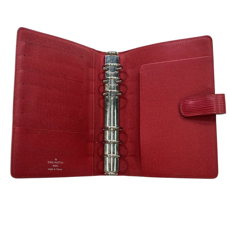 Louis Vuitton 2006 Epi Agenda MM Epi Agenda Book Cabas - Notebook Case R2004e