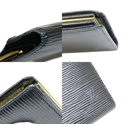 Louis Vuitton Wallet Folded Long Continental Viennois Epi Black M63252 05fb089