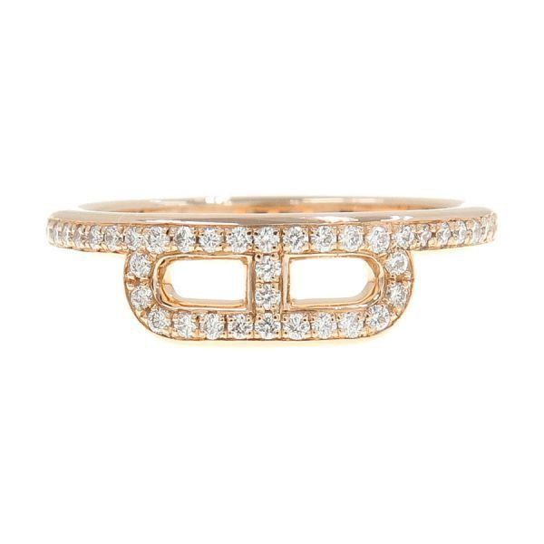 Hermes Link To Due Diamond Ring 52