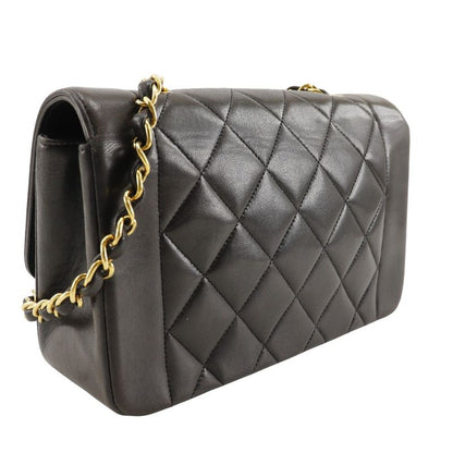 Chanel Diana Flap 22 Chain Shoulder Matelasse A01164 Lambskin Black Ladies
