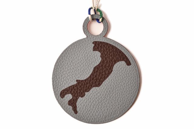 Hermes Bag Charm Lanyard Key Holder Hermes Epson Taurillon Clemence Italy