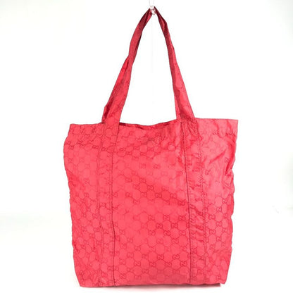 Gucci Shoulder Bag Teddy Bear Eco Bag 223669 Nylon Red