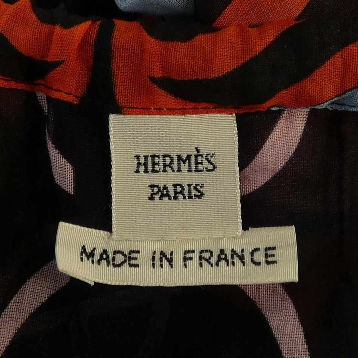 Hermes Fleurs Miroirhrond Dress Black Orange Transparency — view 4