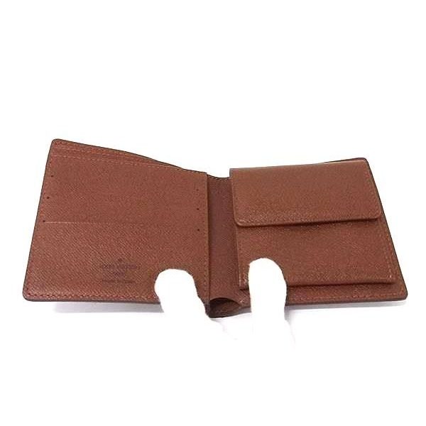 Louis Vuitton Monogram Portefeuille Marco Bifold Wallet Brown — view 3