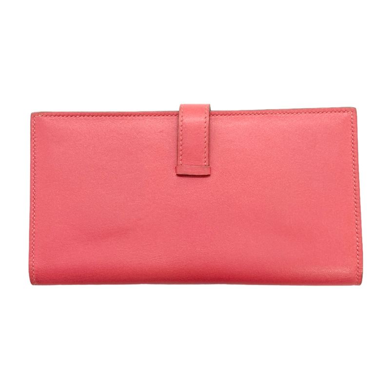 11135 Hermes Bearn Soufflé R Engraved Bi-Fold Long Wallet