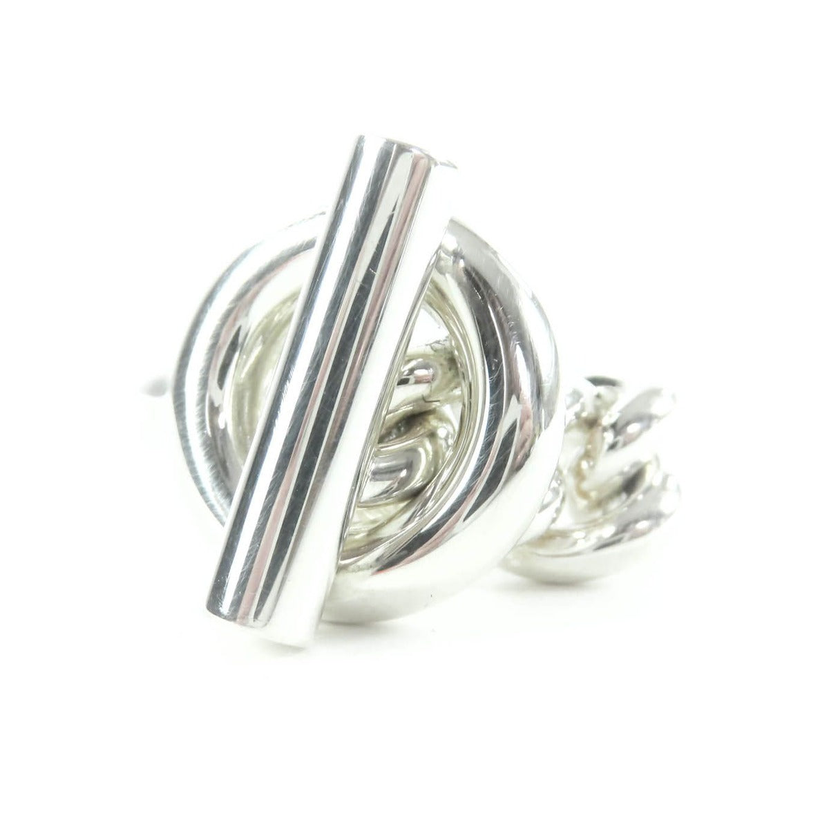 Hermes Croisette Ring Silver 51