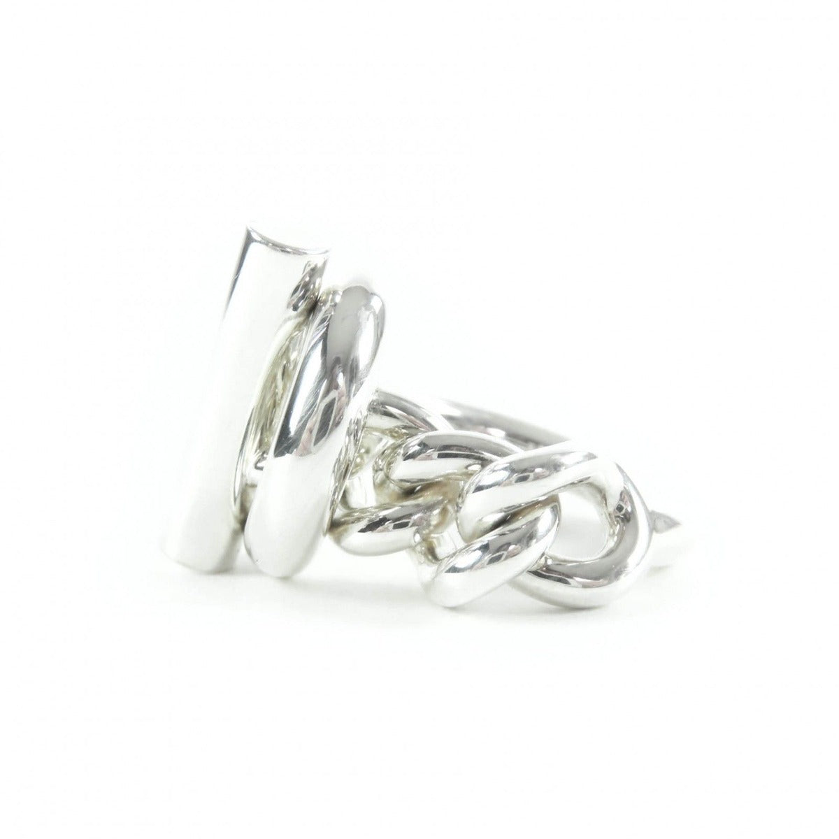 Hermes Croisette Ring Silver 51 — view 4