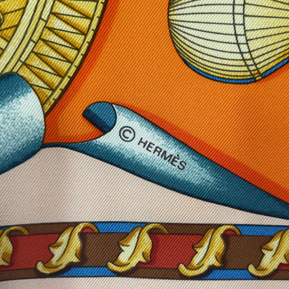 Hermes Scarf Silk Carre 90 Reves D'espace Dream Space Pink — view 9
