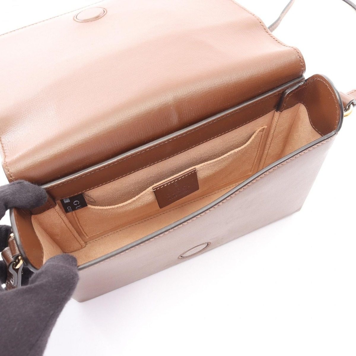 Gucci Shoulder Bag GG Supreme Valentine Limited Beige Red Canvas Leather — view 3