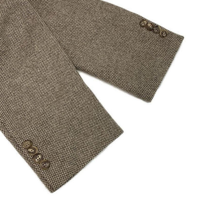 Hermes Coat Size 52 Men - Pt9201 Dark Brown And Ivory Long Sleeves / Chester /