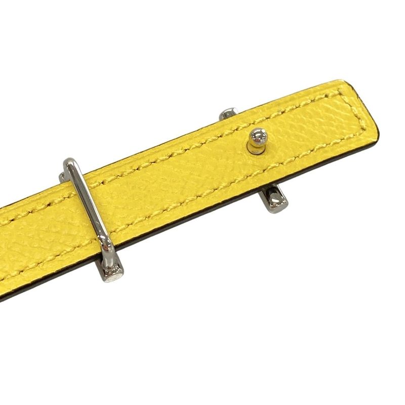 Hermes Belt 75 Ancre / Chaine D'ancre Blue Glacier / Jeanne De Naples Silver