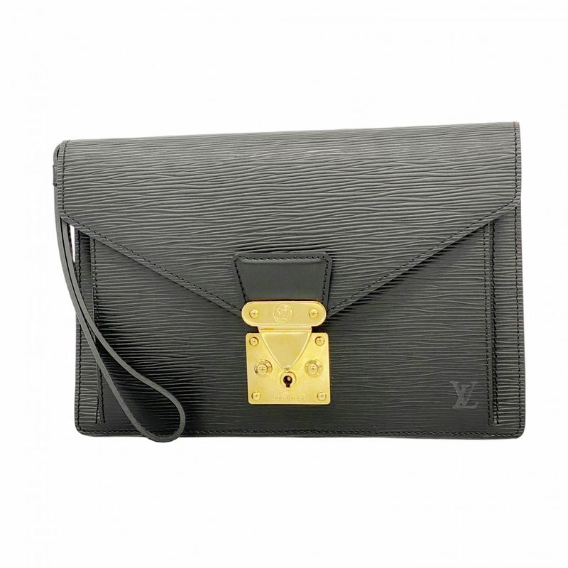 Louis Vuitton Epi Pochette Série Dragonne M52762 Noir Black Men's