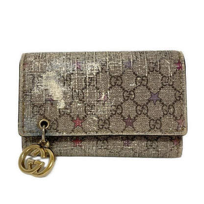 Gucci Key Case Ggearrings 212111 Dark Gray X Black X Multi 6 Hooks