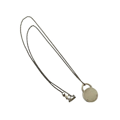 Tiffany & Co Round Lock Silver 925 Necklace Pendant Choker