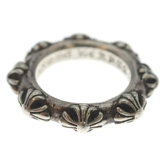 Chrome Hearts Cross Band Ring Silver