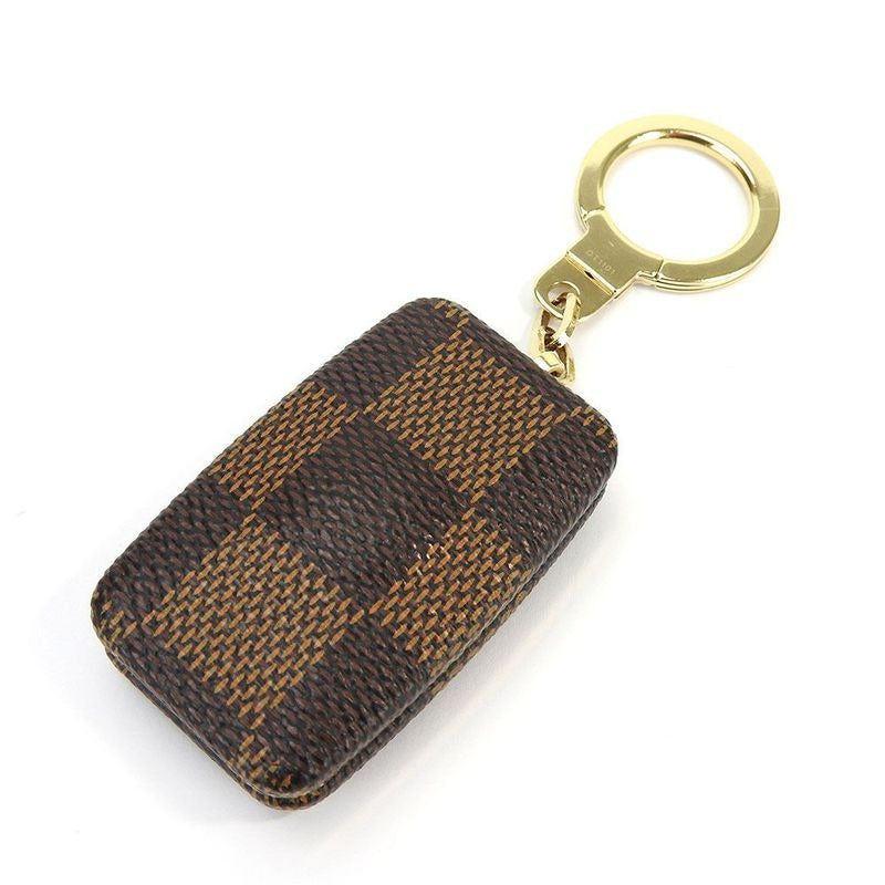 Louis Vuitton Key Holder Ring Light Astropyr Damier Ebene