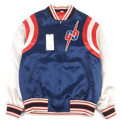 Gucci GG Blade Bomber Jacket Logo Patch Souvenir Skajan