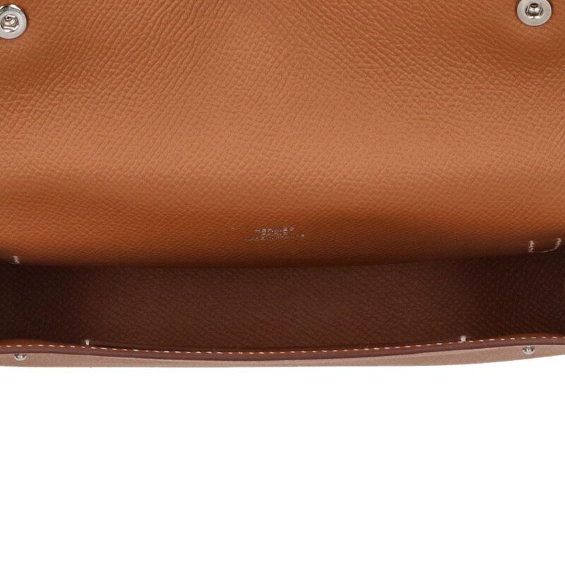 Hermes Nap Togo W Engraved Svhardware Long Wallet Men's