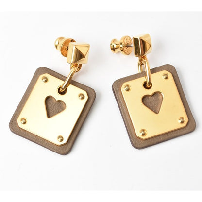 Hermes Earrings Ace Of Hearts As De Coeur Trump Swift