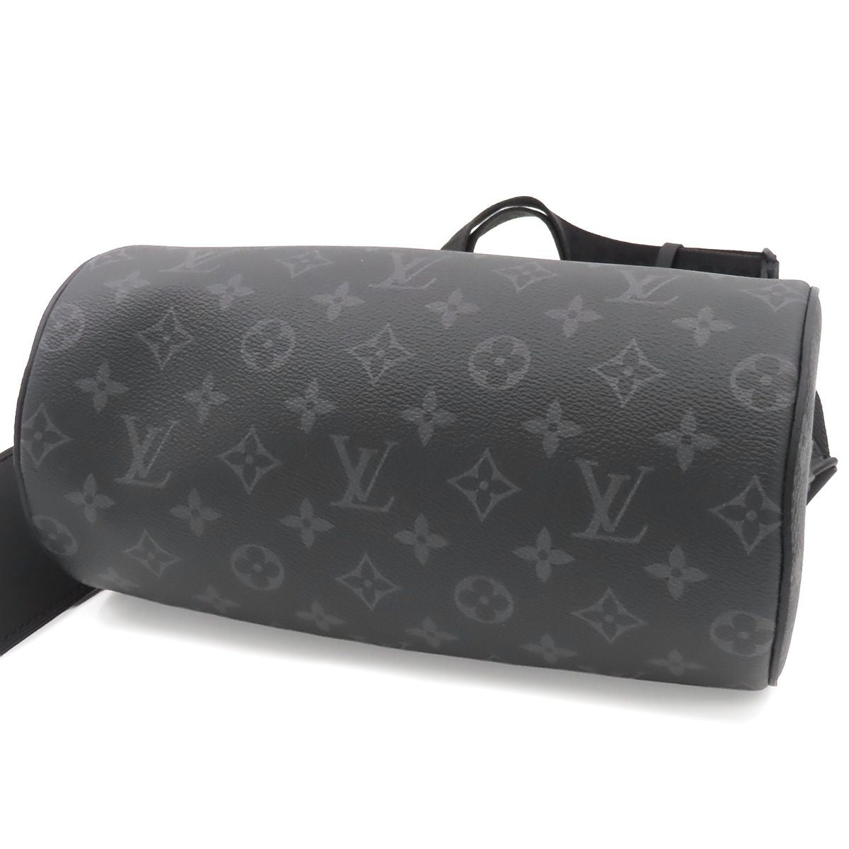 Louis Vuitton Soft Polochon Gray Monogram Eclipse 2-Way Shoulder Bag — view 3